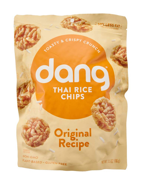 Dang Sticky Rice Chips Original Flavor 3.5 Oz 1 Count Gluten Free Rice Crisps