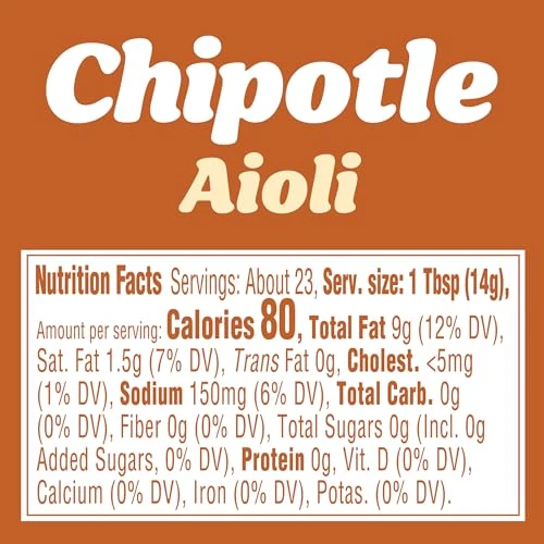 Kraft Aioli Chipotle 12 Fl Oz Bottle