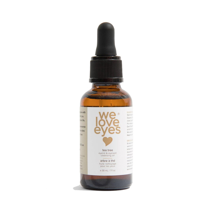 We Love Eyes Natural Eyelid Cleansing Oil With Tea Tree Allergen Removal Preservative Free Australian Tea Tree Oil 30Ml