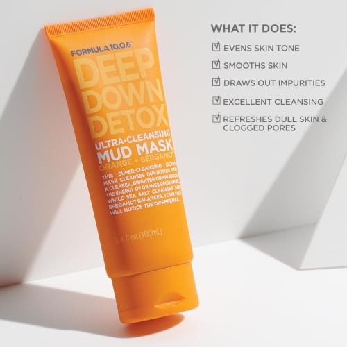 Formula 10.0.6 Deep Down Detox Mud Mask 3.4 Fl Oz 100Ml