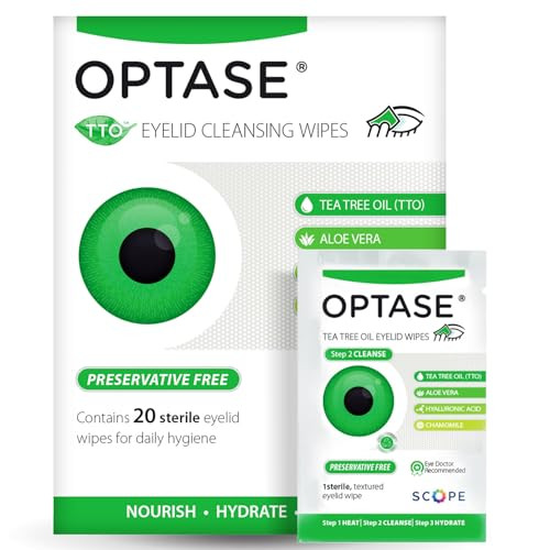 Optase Tto Eyelid Cleansing Wipes 20 Count