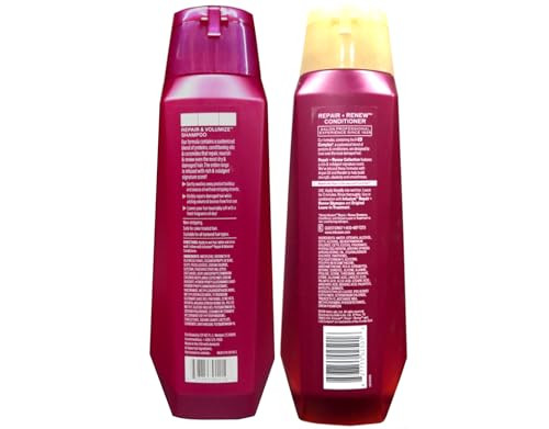 Infusium Shampoo And Conditioner Repair And Volumize Repair Nourish Renew With Collagen Building Peptides And Hyaluronic Acid For Dry And
