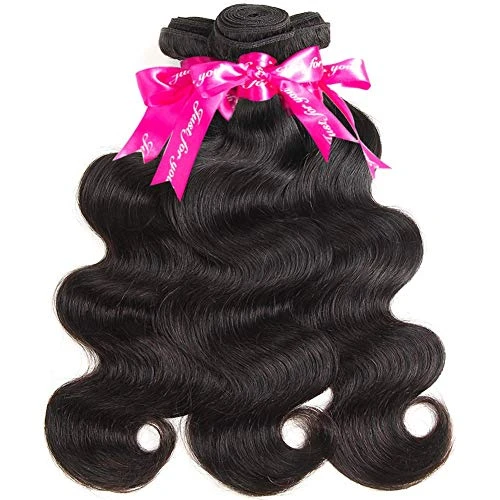 Beauty Princess Brazilian Hair Body Wave 3 Bundles 16 18 20Inchs 10A Human Hair Weave Bundles Natural Color