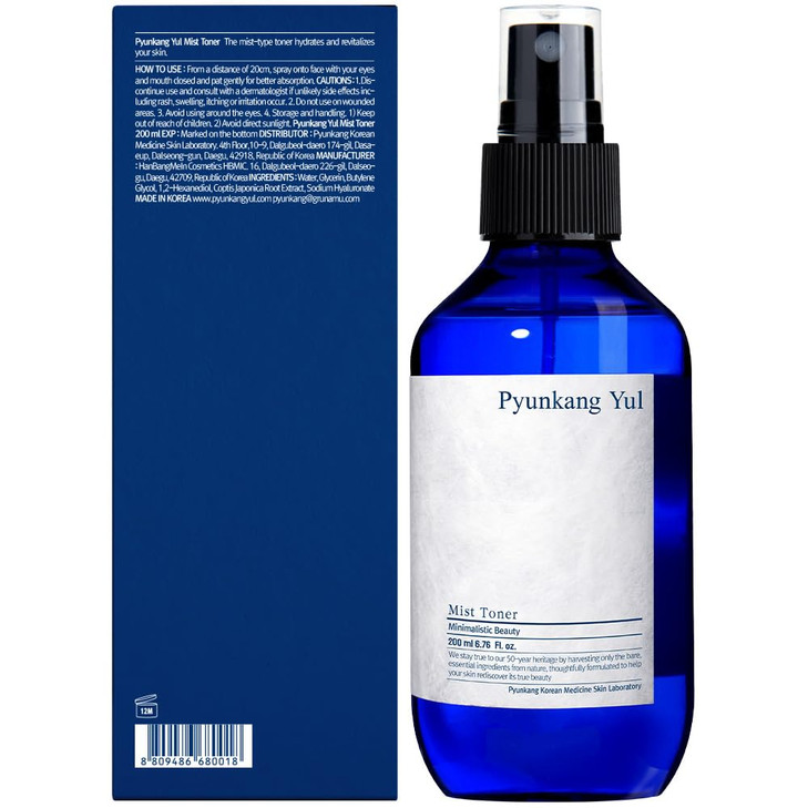 Pyunkang Yul Facial Mist Toner 6.8 Fl. Oz Face Moisturizer Skin Care Korean Spray Toner For Oily And Combination Skin Types Astringent For