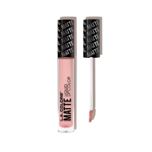 L.A. Colors Matte Liquid Lip Color Barely There Clg415