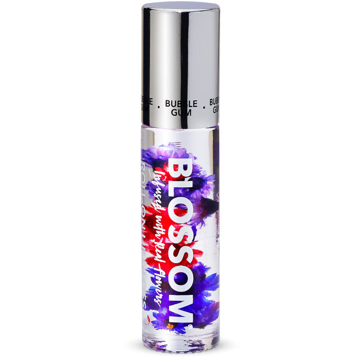 Blossom Roll On Lip Gloss Infused With Real Flowers Made In Usa 0.2Oz