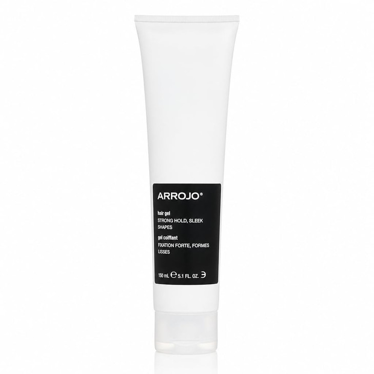 Arrojo Hair Gel For Short Hair 5.1Oz No Flake Styling Gel With Vitamin B5 Strong Hold Pliable Finish Non Sticky For Sleek And Modern