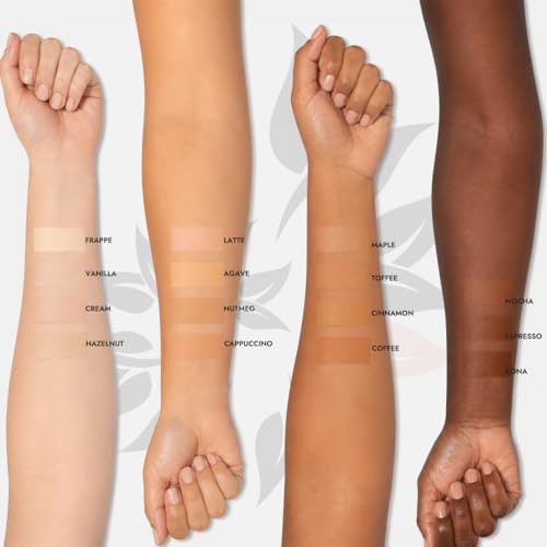 Organic Liquid Foundation Makeup Medium Coverage Natural Finish Cream