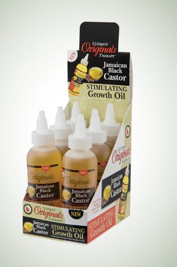 Originals By Africa S Best Therapy Jamaican Black Castor Oil Stimulating Growth Oil Naturally Repairs And Prevents Hair Damage And Breakage