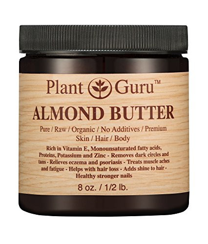 Almond Body Butter 8 Oz 100 Percent Pure Raw Fresh Natural Cold Pressed. Skin Hair Nail Moisturizer For Diy Creams Lip Balms Lotions And