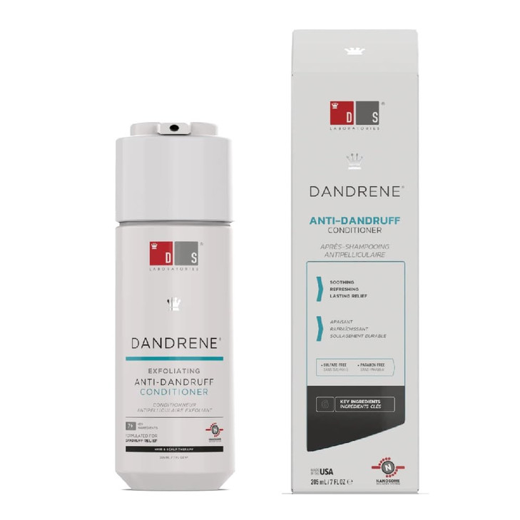 Ds Labs Dandrene Dandruff Conditioner 205Ml For Itchy Flaky Scalp Moisturizing Conditioner With Aloe Vera Supports Scalp Health And Oil