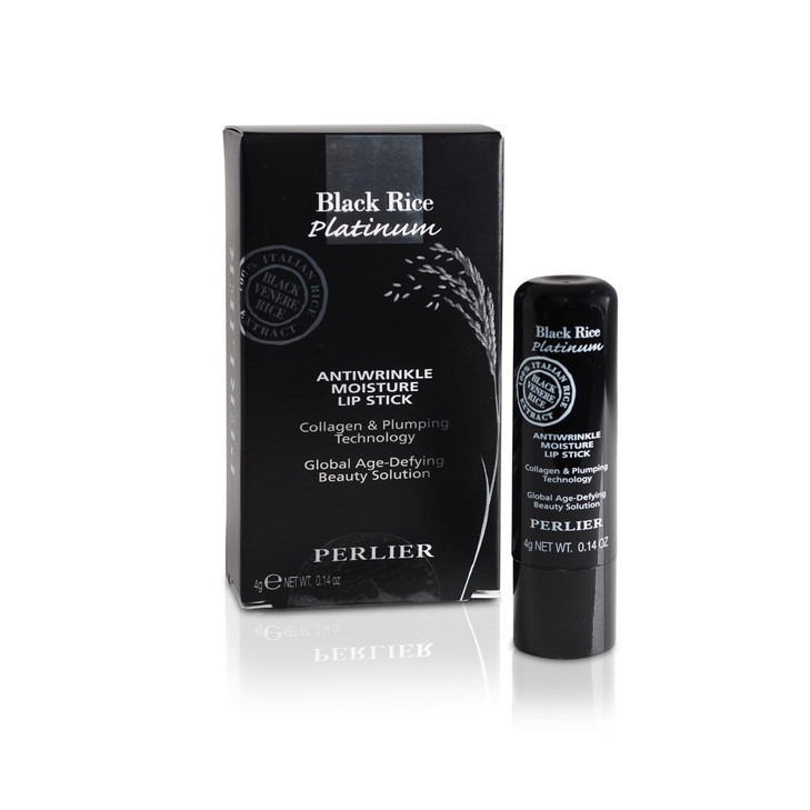 Perlier Black Rice Platinum Plumping Lip Balm 0.14 Fl.Oz