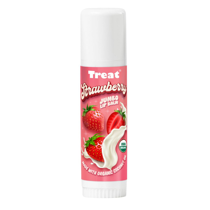 Treat Beauty Organic Strawberry Lip Balm 0.5 Oz