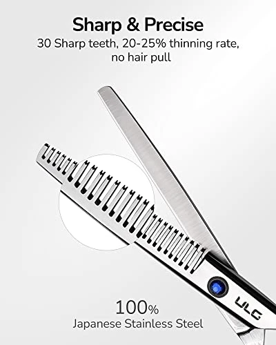 Hair Thinning Scissors Ulg Professional Barber S Texturizing Teeth Shears For Hairdressing Salon And Home Use Thinning Shears For Hair