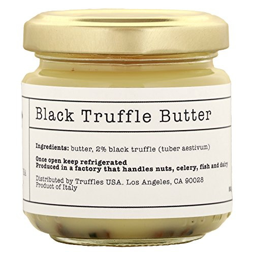Truffles Usa Italian Black Truffle Butter 2.82 Oz 80 G Made With 2 Percent Tuber Aestivum Product Of Italy
