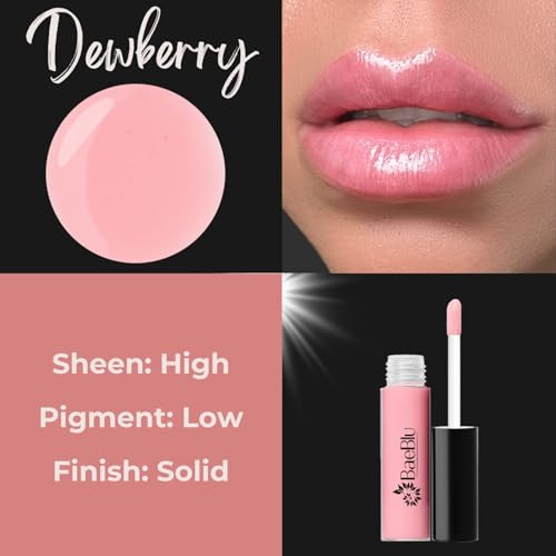 Baeblu Organic Lip Gloss 100 Percent Natural Non Toxic And Moisturizing Dewberry