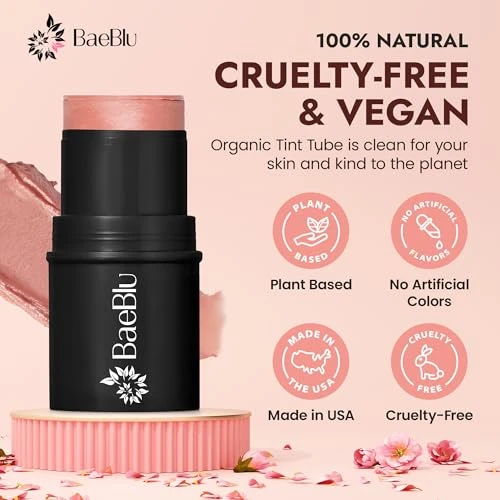 Organic Cream Blush Stick 100 Percent Natural Made In Usa Rosé