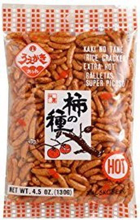 Uegaki Kaki No Tane Hot 4.5Oz 130G 4Pack