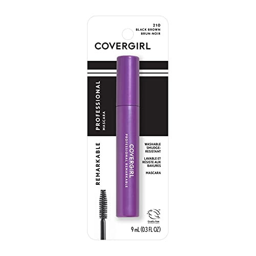 Covergirl Professional Remarkable Waterproof Mascara Black Brown 210 0.3 Ounce Packaging May Vary