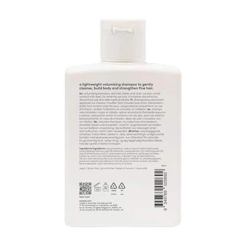 Evo Gluttony Volumizing Shampoo For Fine Hair And All Hair Types 10.1 Fl Oz