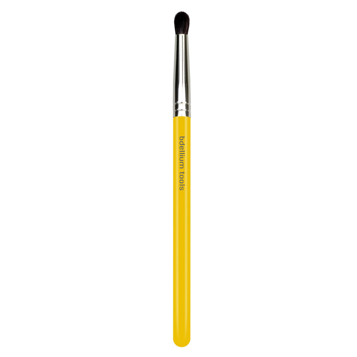 Bdellium Tools Professional Makeup Brush - Studio Series 781 Crease - With Mix of Soft Synthetic & Natural Fibers, For Eye Crease (Yellow, 1pc)
