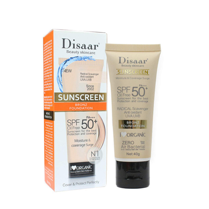 Disaar Beauty Sunscreen Spf 50 Pa Plus Plus Plus Spf 50 Plus Foundation Face Cream Body Skin Protection Anti Aging Oil Control Moisturizing