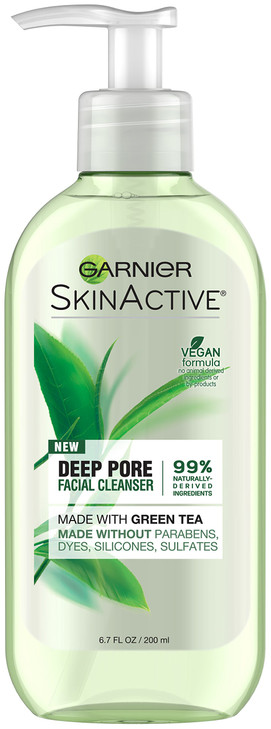 Garnier Skinactive Face Wash With Green Tea Oily Skin 6.7 Fl. Oz