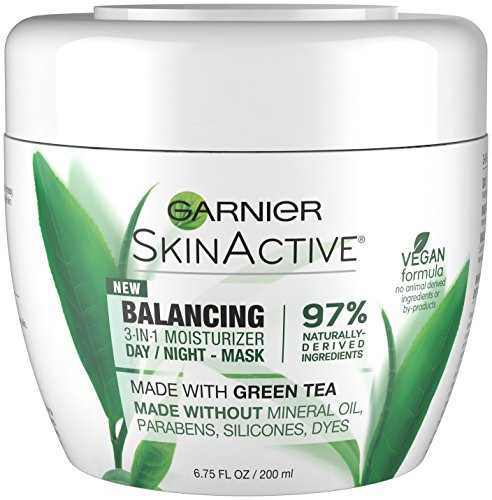 Garnier Skinactive 3 In 1 Face Moisturizer With Green Tea Oily Skin 6.75 Fl. Oz