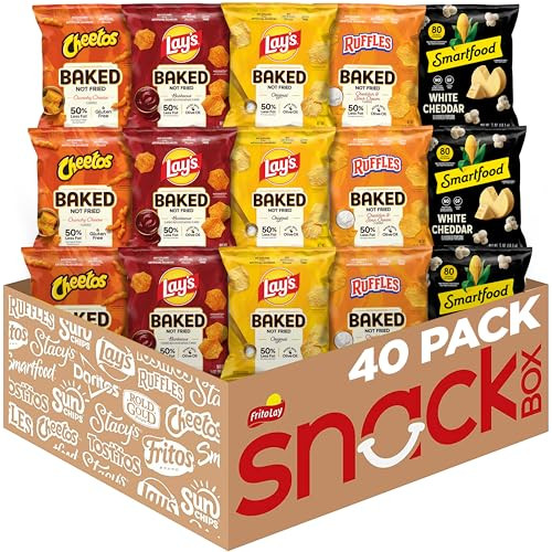 Frito Lay Baked And Popped Mix Variety Pack Pack Of 40