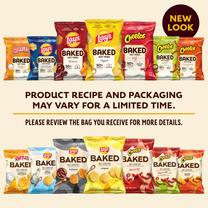 Frito Lay Baked And Popped Mix Variety Pack Pack Of 40