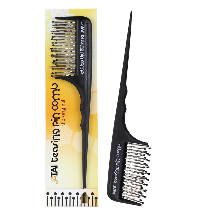 Jatai Teasing Pin Comb Abs Resin Handle Backcombing Detangling Balayage