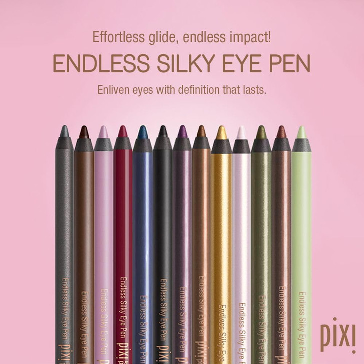 Pixi Beauty Endless Silky Eye Pen (Black Noir) | Waterproof & Hypoallergenic | 0.04 oz/1.2 g