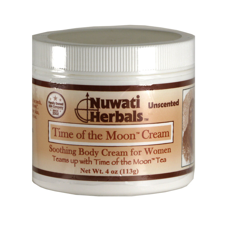Nuwati Herbals Time Of The Moon Moisturizing Body Cream For Women 4 Oz