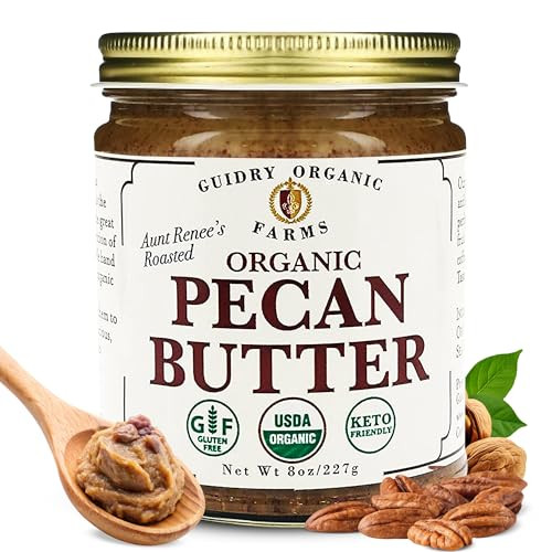 Usda Certified Organic Pecan Butter Handmade Small Batches Keto Friendly Gluten Free All Natural Made Of Organic Pecans And Sea Salt No