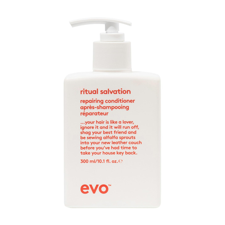 Evo Ritual Salvation Repairing Conditioner For Damaged Hair 10.1 Fl Oz