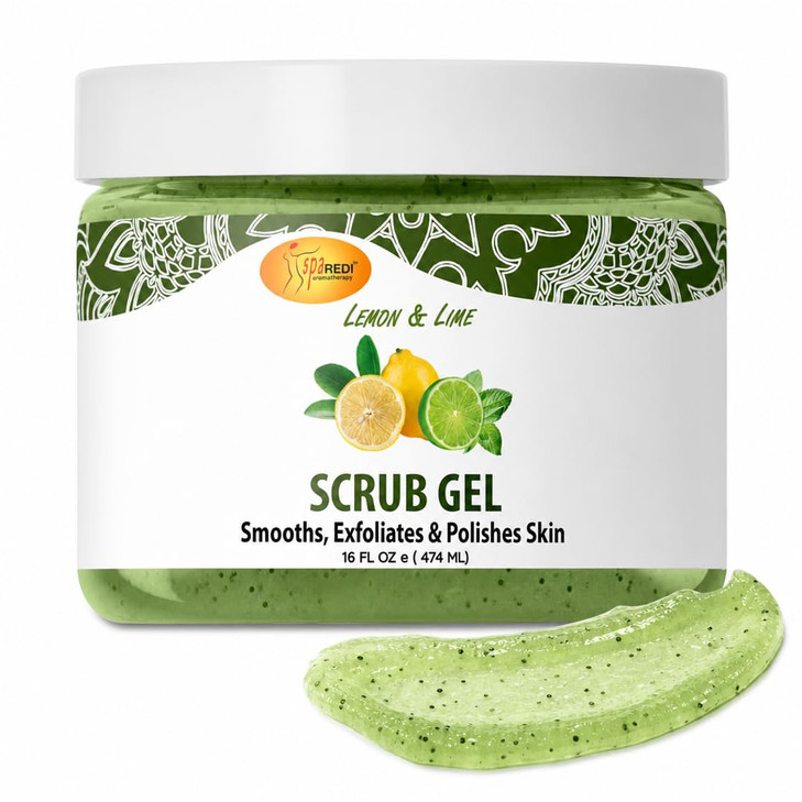 Spa Redi Spa Pedicure Pumice Scrub Gel Exfoliating And Hydrating 16 Oz