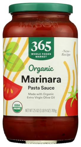 365 By Whole Foods Market Organic Marinara Pasta Sauce 25 Ounce