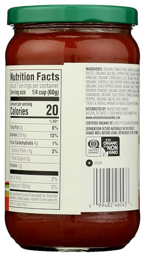 365 By Whole Foods Market Organic Red Enchilada Sauce 15.5 Ounce