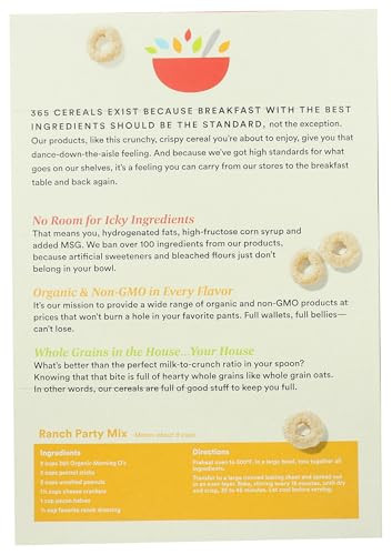 365 By Whole Foods Market Organic Morning Os Cereal 14 Ounce