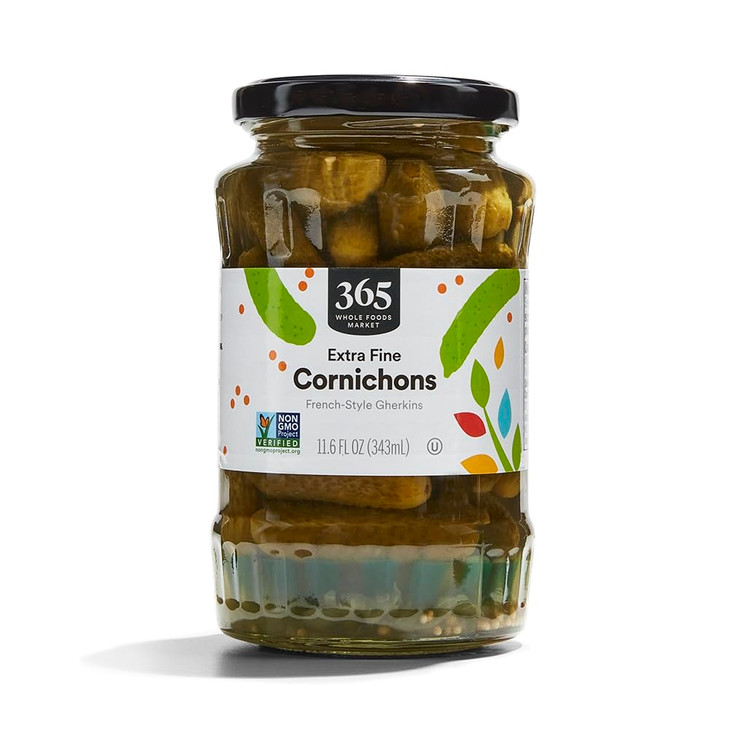 365 By Whole Foods Market Extra Fine Cornichons 11.6 Oz