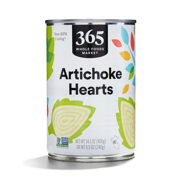 365 By Whole Foods Market Artichoke Hearts 14.1 Ounce