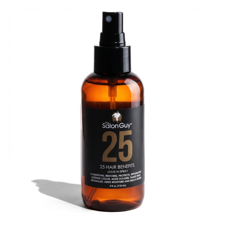 Thesalonguy 25 Spray Leave In Conditioner Collagen Keratin And Biotin Hair Repair Treatment For Men And Women Strengthens Detangles And