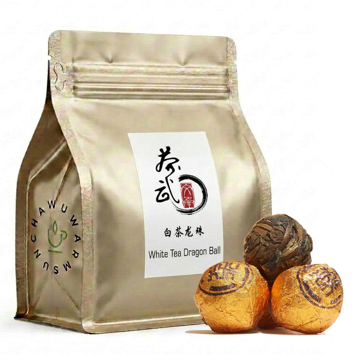 Chawuwarmsun B White Tea Dragon Ball 5Oz 142G Aged Fuding Shoumei
