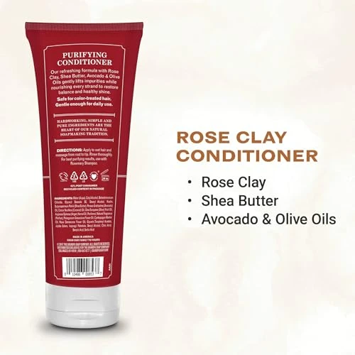 The Grandpa Soap Company Purifying Rose Clay Conditioner Lift Impurities While Nourishing Hair With Rose Clay Shea Butter And Avocado Oil