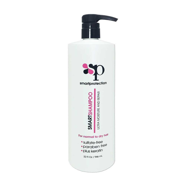 Ultra Moisture Shampoo Sulfate And Paraben Free 32Oz For Keratin Treated Hair By Smart Protection