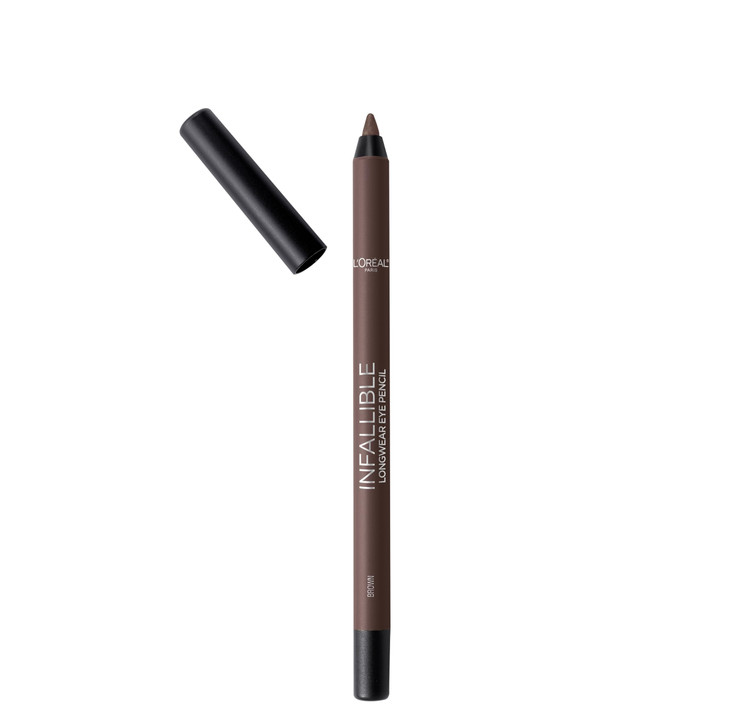 L Oreal Paris Makeup Infallible Pro Last Pencil Eyeliner Waterproof And Smudge Resistant Glides On Easily To Create Any Look Brown 0.042 Oz