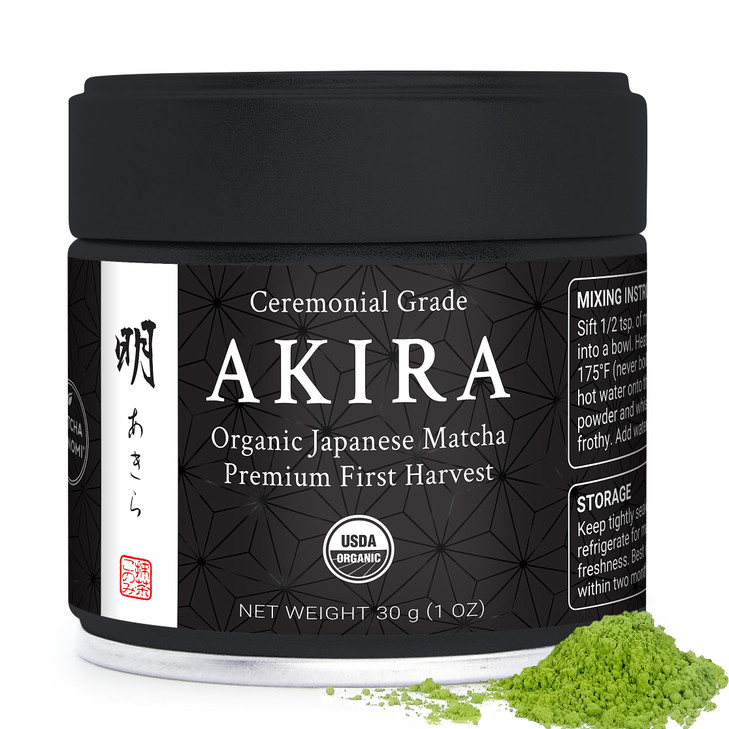 Akira Matcha 30G 1 Oz Organic Premium Ceremonial Japanese Matcha