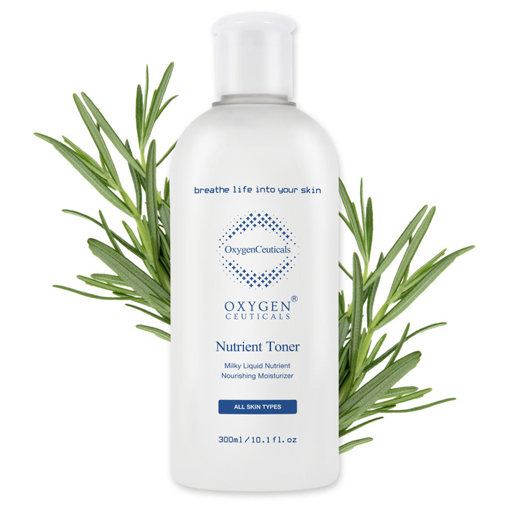 Oxygenceuticals Nutrient Toner Essence Type Hydrating Toner For Dry Skin Deep Moisture And Nourishing Care With Hyaluronic Acid Portulaca