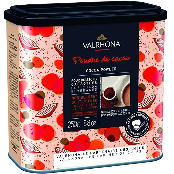 Valrhona Cocoa Powder 100 Percent Pure Cocoa 0.25 Kilo