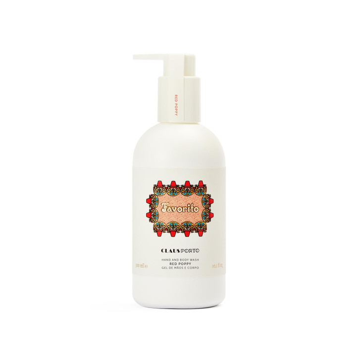 Claus Porto Favorito Red Poppy Hand And Body Wash 300G 10.1 Fl Oz